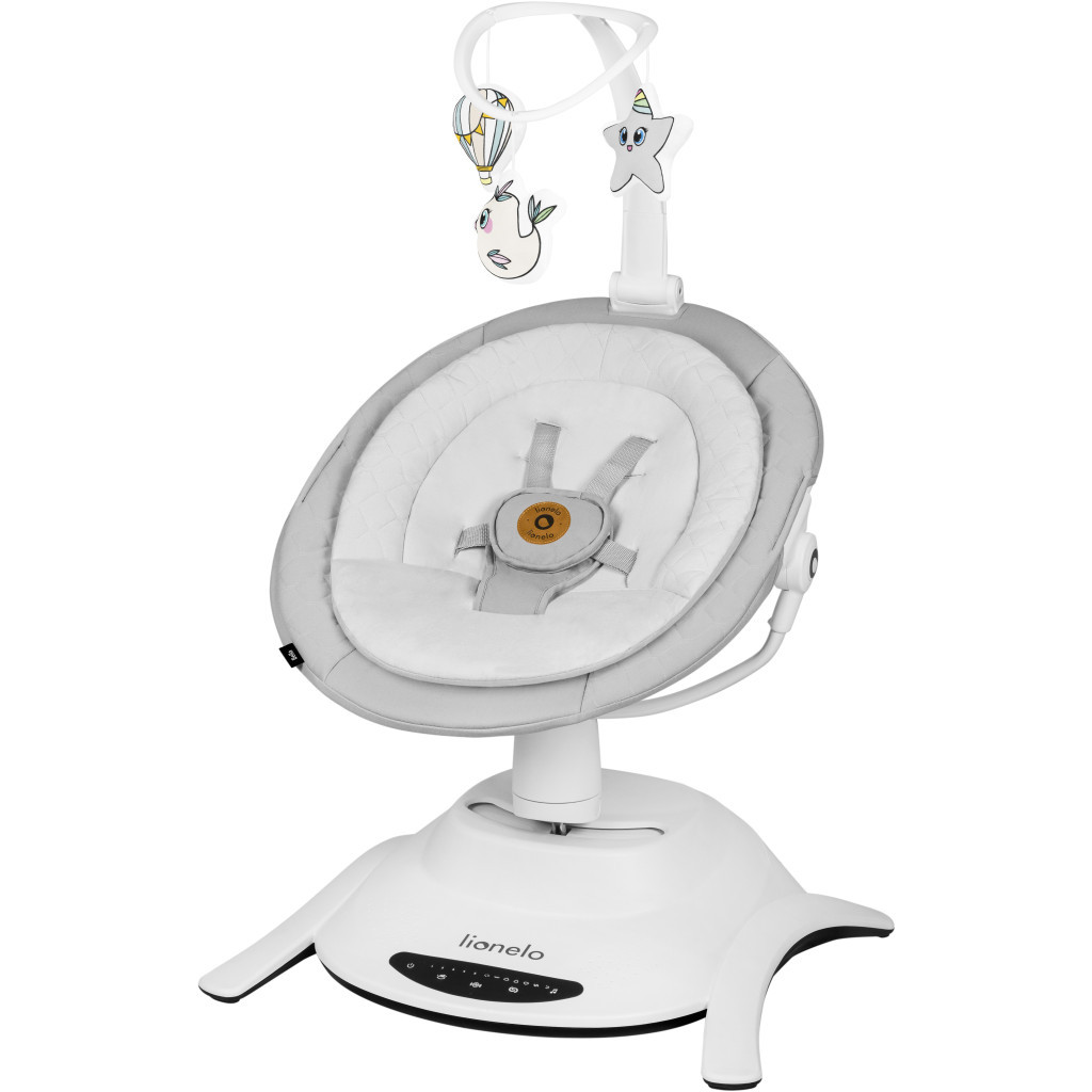 Крісло-гойдалка Lionelo Bella Grey Concrete (LO-BELLA GREY CONCRETE) - зображення 1