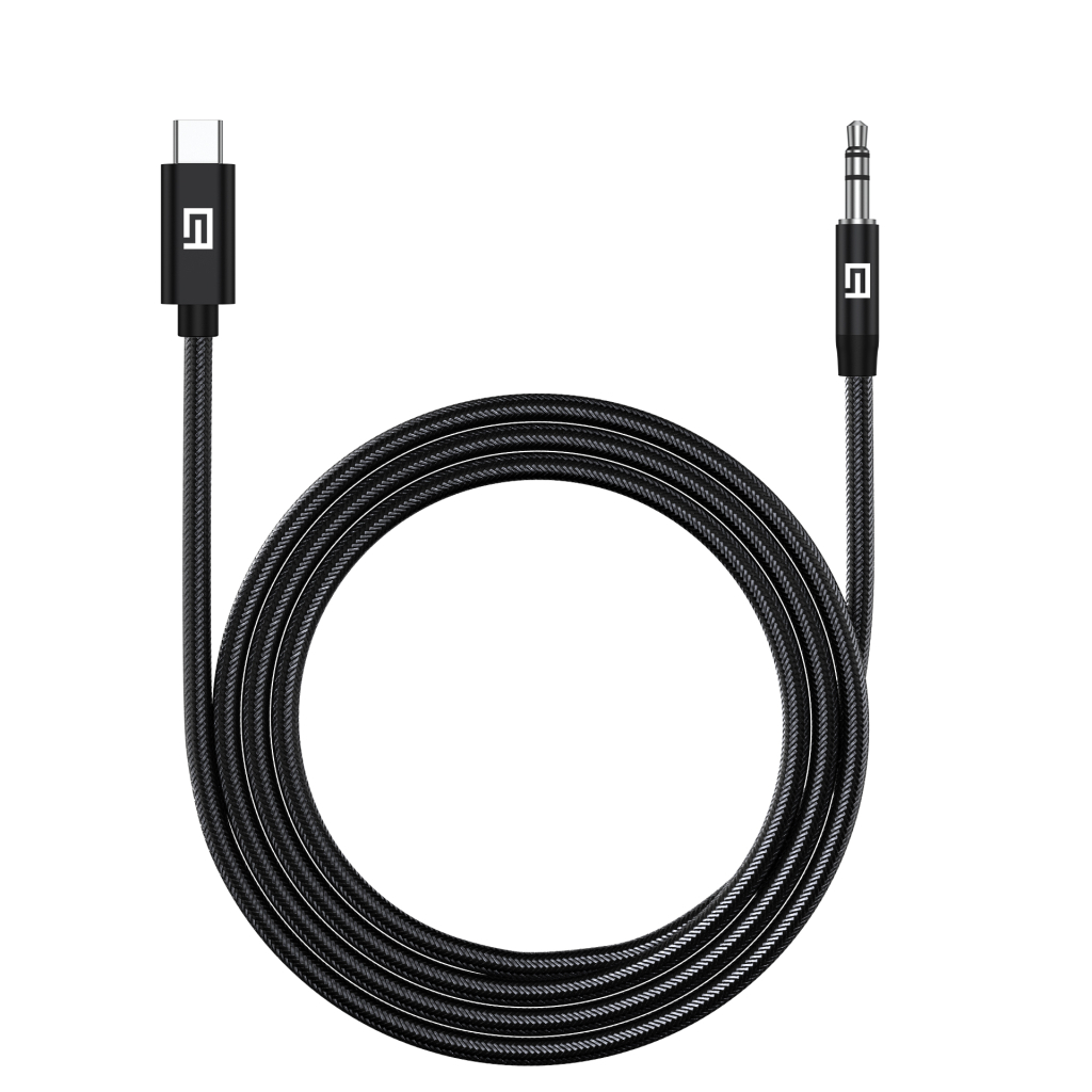 Кабель мультимедійний USB-C to 3.5mm M 1.0m black Armorstandart (ARM76888) - зображення 1