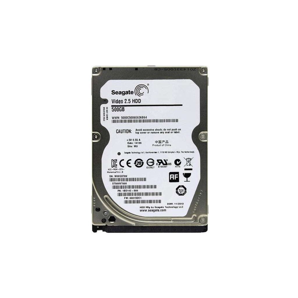 Жорсткий диск для ноутбука 2.5" 500GB Seagate (# ST500VT000 #) - зображення 2