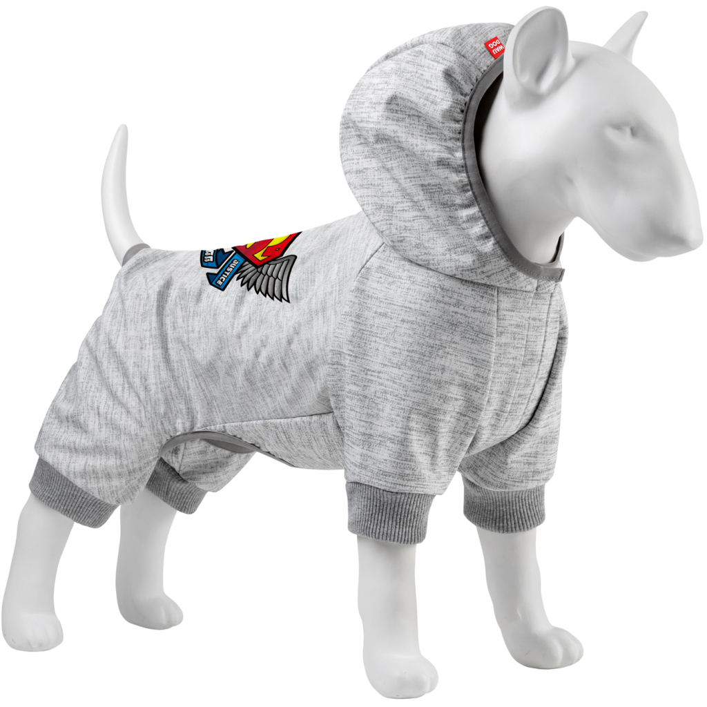 Комбінезон для тварин Collar WAUDOG Clothes "Супермен, правда, справедливість" M35 B 54-60 см, С 34-40 см (308-1021) - зображення 1