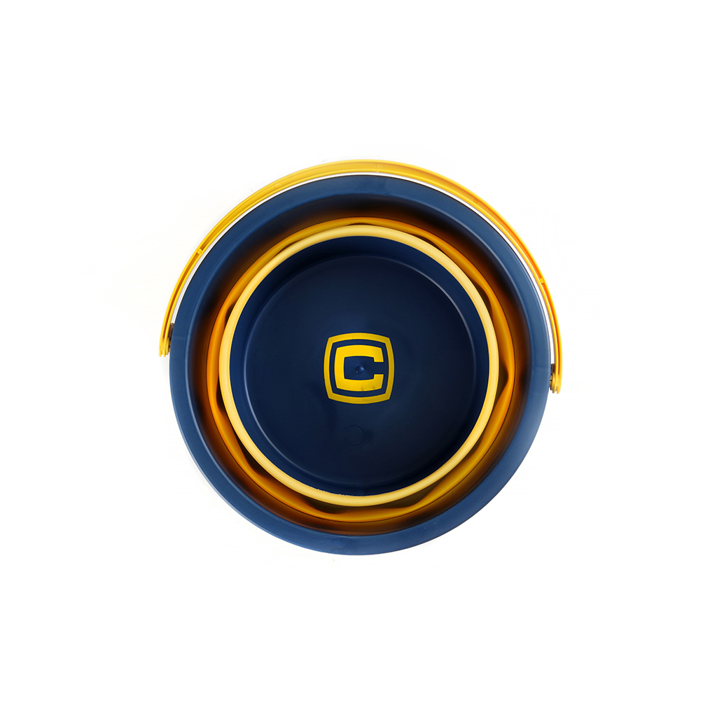 Відро складне СИЛА силіконове 4,6 л orange-black (961001) - зображення 5