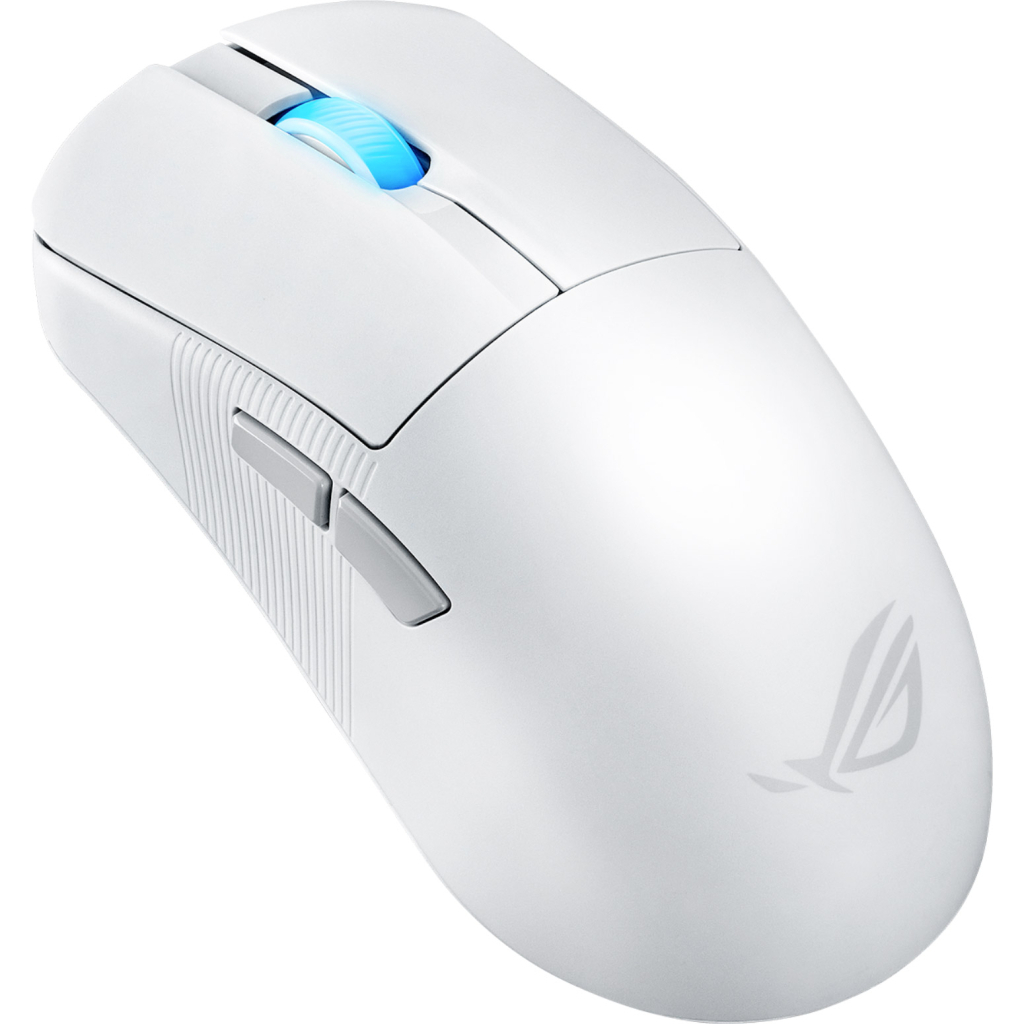 Мишка ASUS ROG Harpe Ace Mini Wireless/Bluetooth/USB White (90MP03Z0-BMUA10) - зображення 2