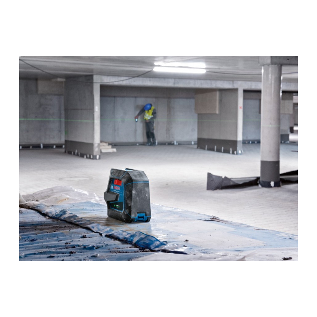 Лазерний нівелір Bosch Professional GCL 2-50 G, до 15 м, з тримачем RM 10, затиском DK 10, мішенню, кейс (0.601.066.M02) - зображення 6