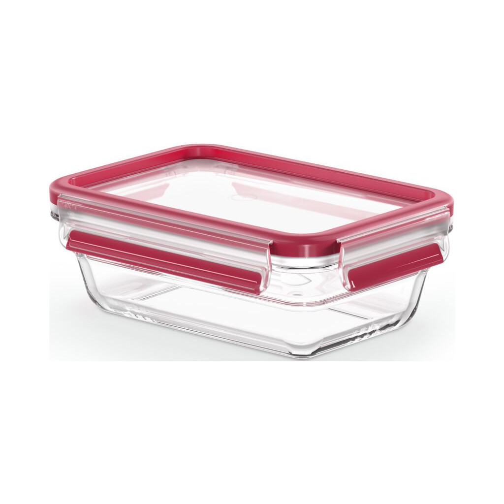 Харчовий контейнер Tefal Masterseal Glass7 Red 0.7 л (N1040610) - зображення 2