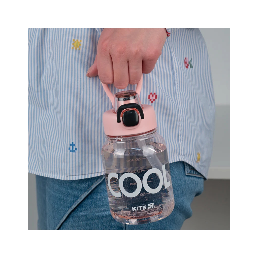 Поїльник-непроливайка Kite 700 мл, рожево-чорна (K25-1217-3) - зображення 6