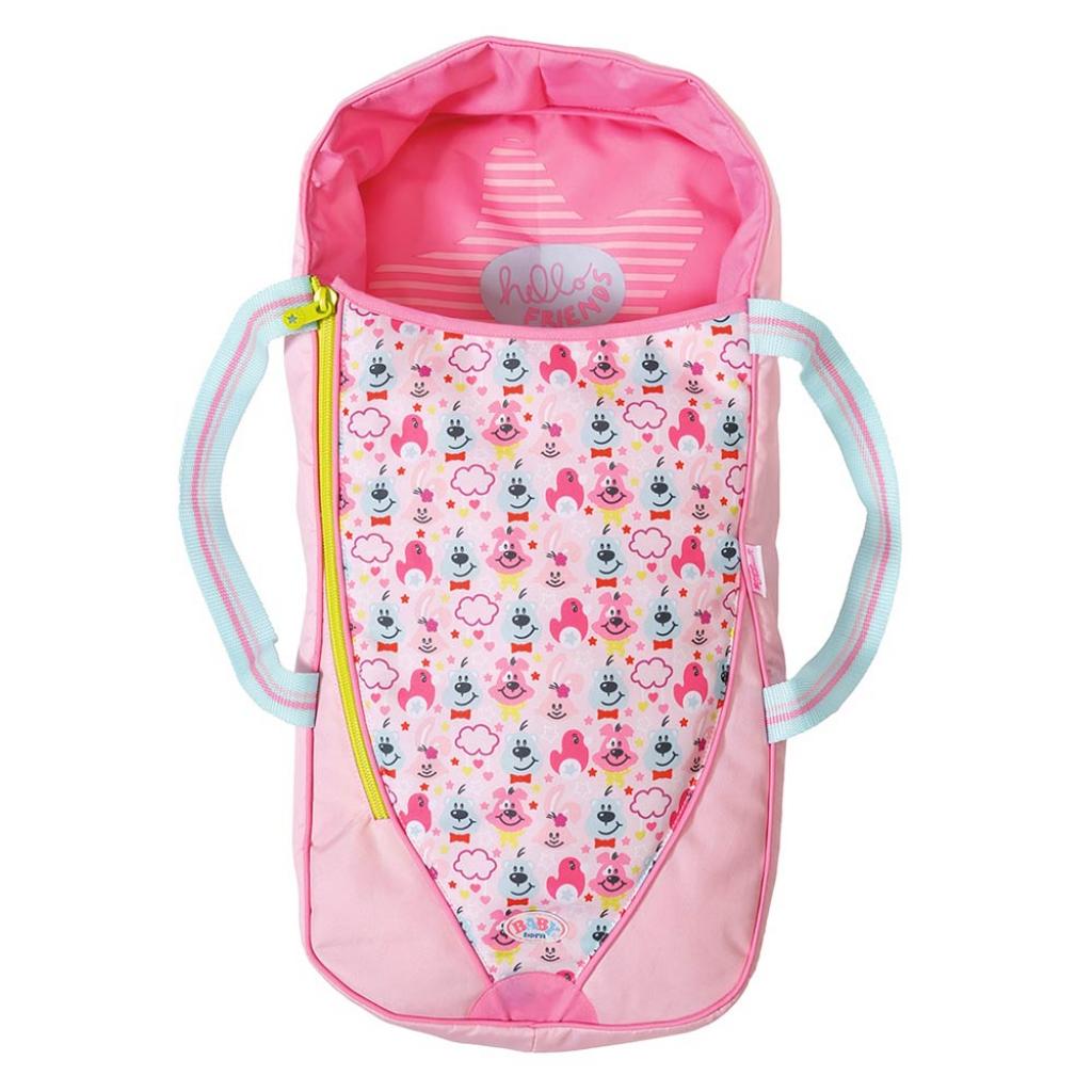 Аксесуар до ляльки Zapf Люлька-переноска Baby Born 2 в 1 Яскраві (824429) - зображення 1