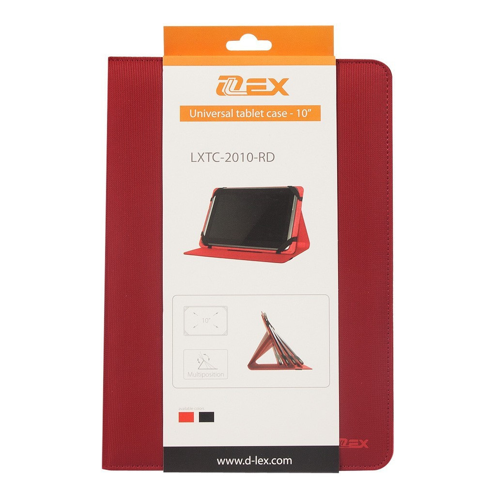 Чохол до планшета D-Lex 10'' 29*20.2*2.2 LXTC-2010-RD (4489) - зображення 11
