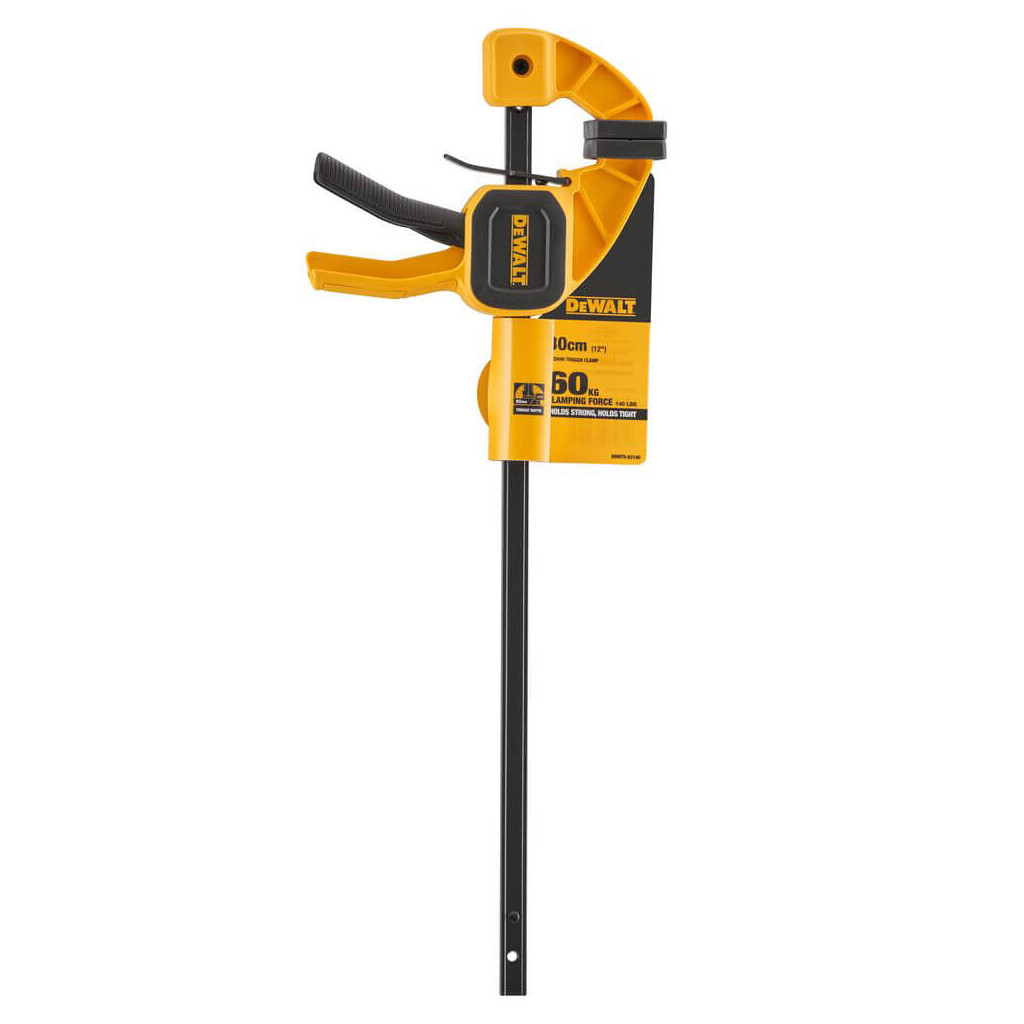 Струбцина DeWALT "M" тригерна (швидкозатискна), 300мм, тиск 63 кг. (DWHT0-83140) - зображення 4