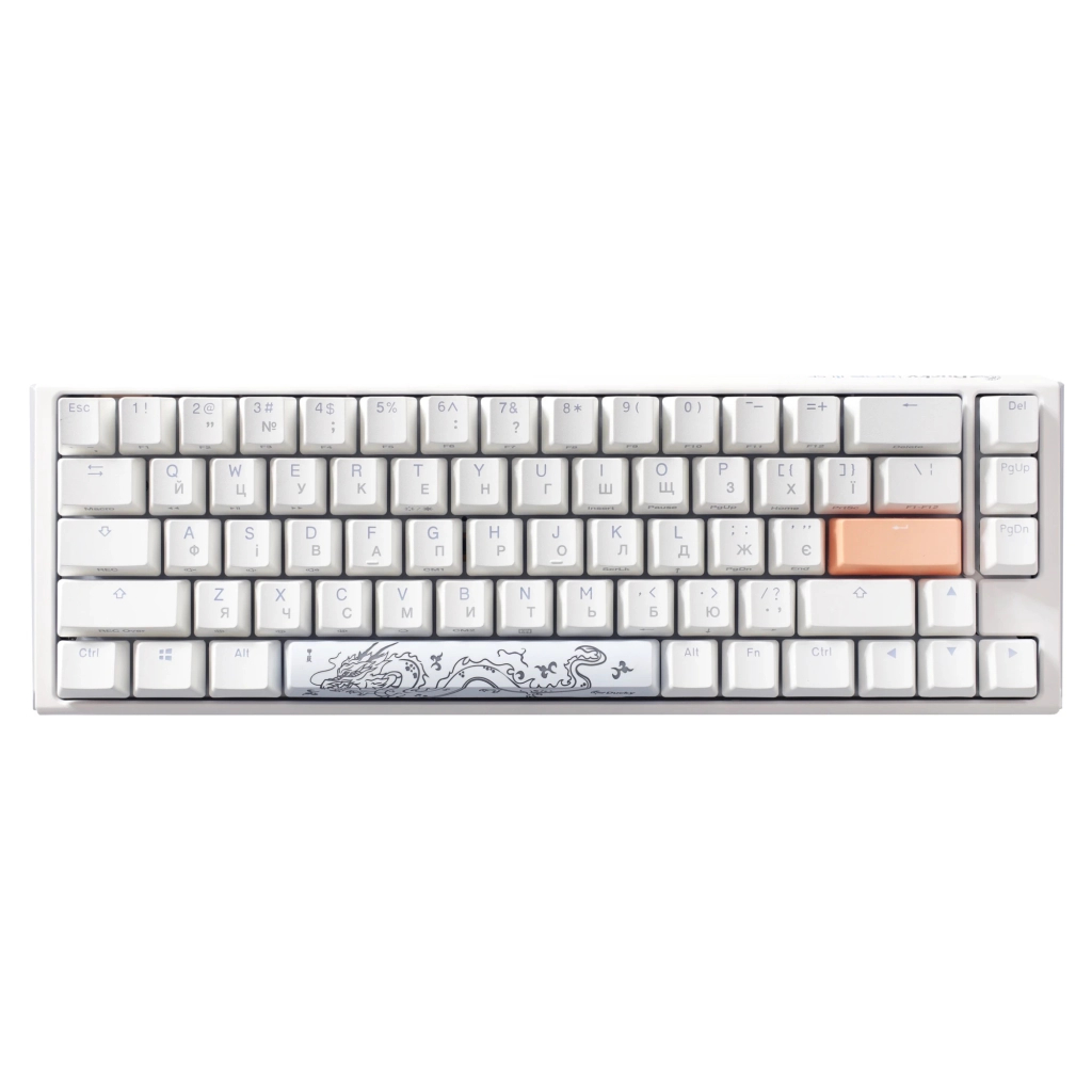 Клавіатура Ducky One 3 SF Cherry MX Brown RGB UA USB White (DKON2167ST-BUAPXPWWWSC1) - зображення 2