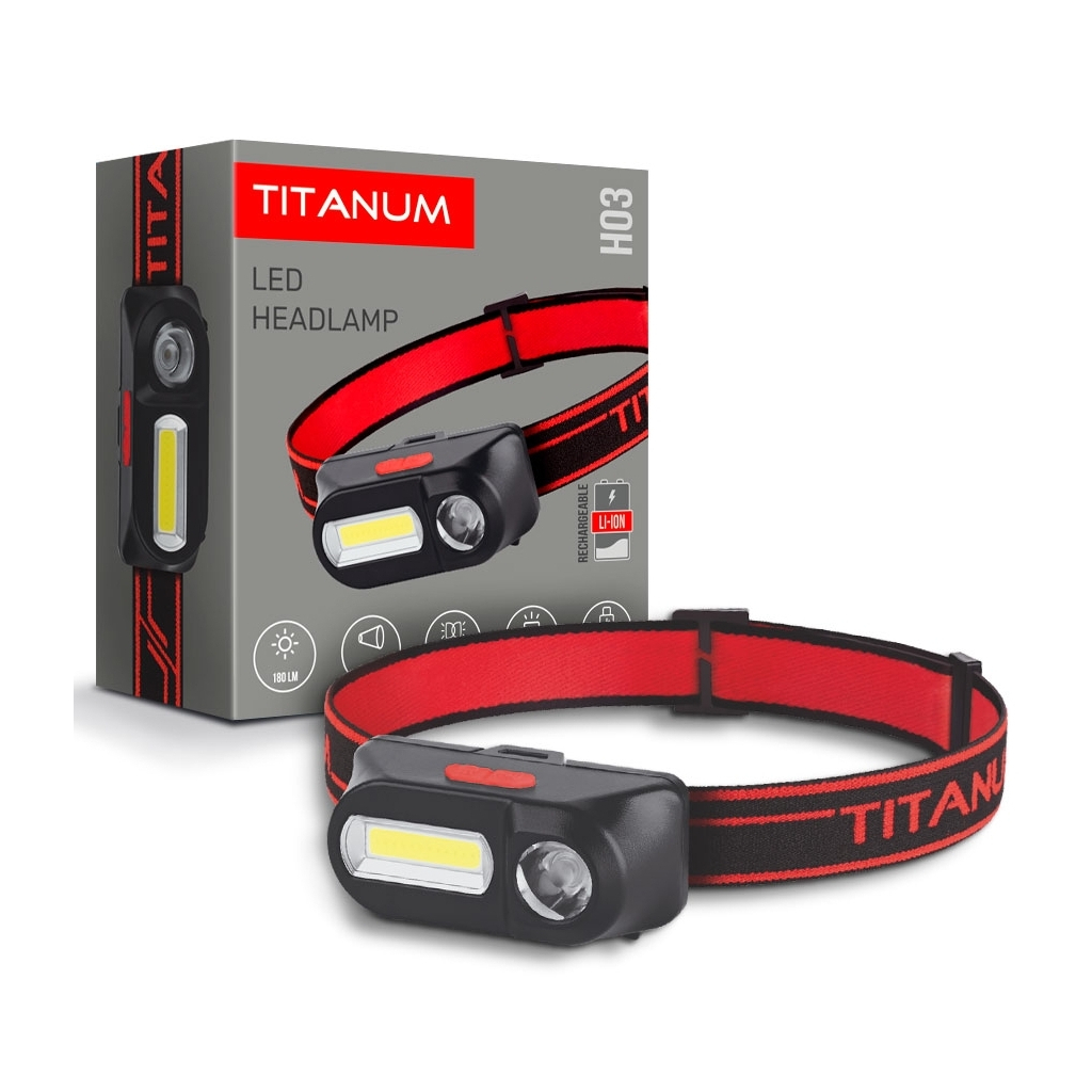 Ліхтар TITANUM 180Lm 6500K (TLF-H03) - зображення 2