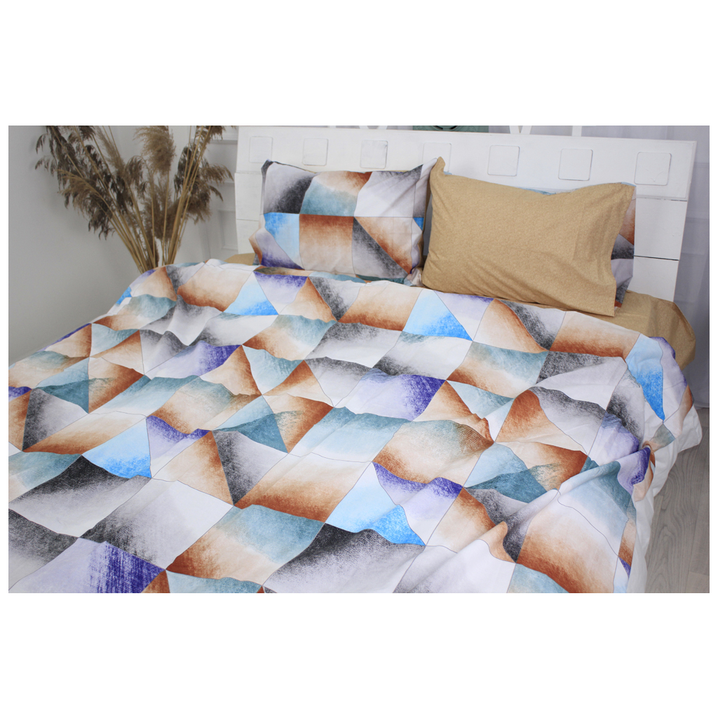 Постільна білизна MirSon Бязь Premium 17-0415 Picasso Сімейна (2 x 160x220) (2200002949002) - зображення 2