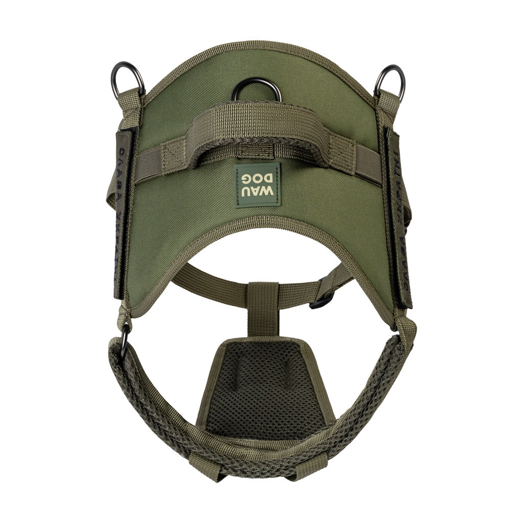 Шлея для собак WAUDOG PRO металевий фастекс XS В 35-45 см хакі (689031) - зображення 3