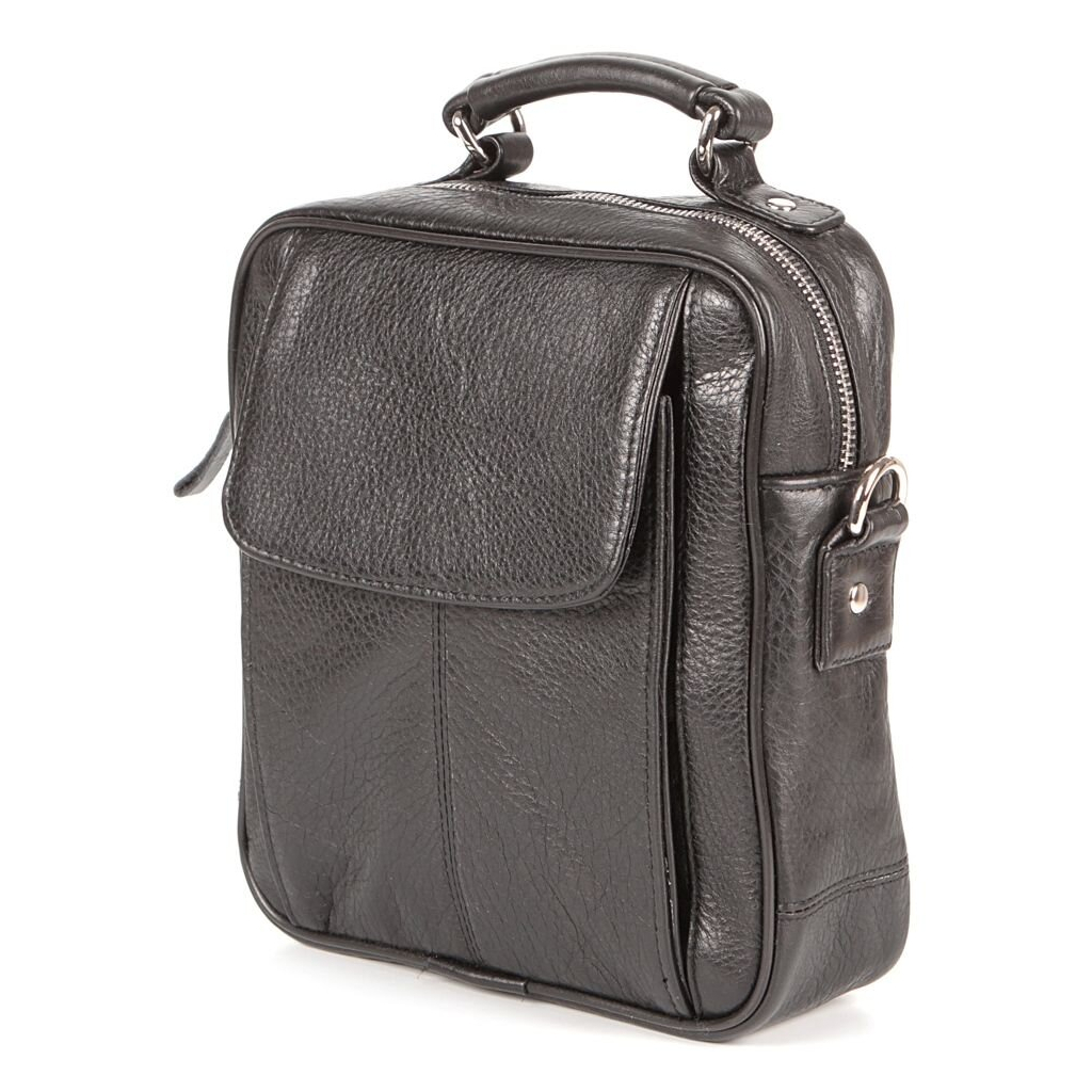 Сумка Shvigel Шкіряна Чорна (00875) - зображення 1