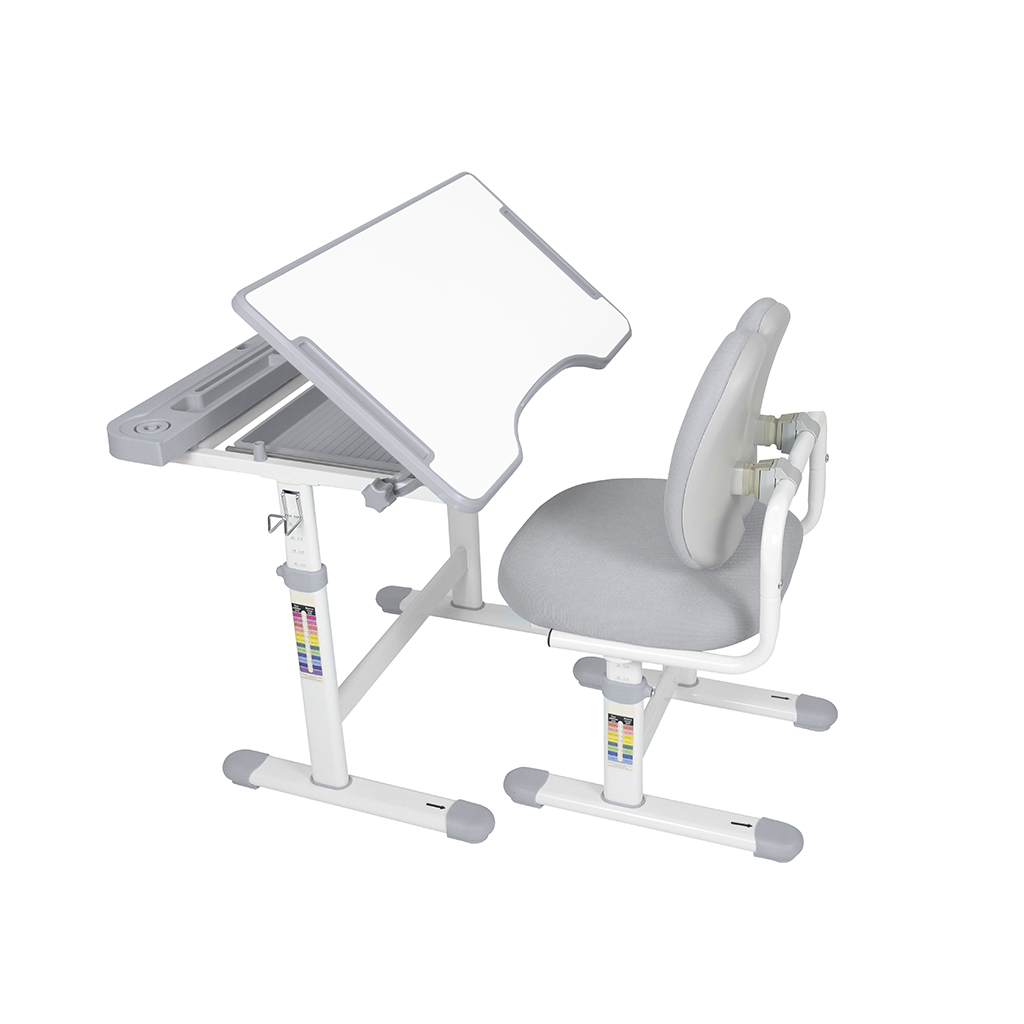 Парта зі стільцем FunDesk Vivo Grey (221892) - зображення 5