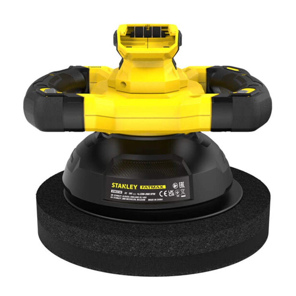 Шліфувальна машина Stanley FatMax полірувальна, V20 18В, підошва 254 мм, 2.800 об/хв (без АКБ та ЗП) (SFMCE100B) - зображення 2