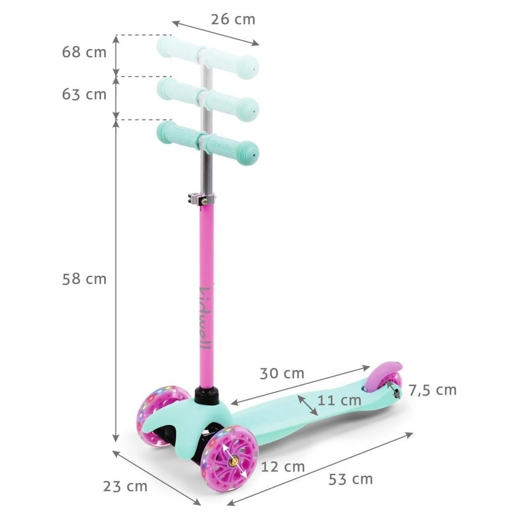 Самокат Kidwell Uno Mint (5901130080014) - зображення 8