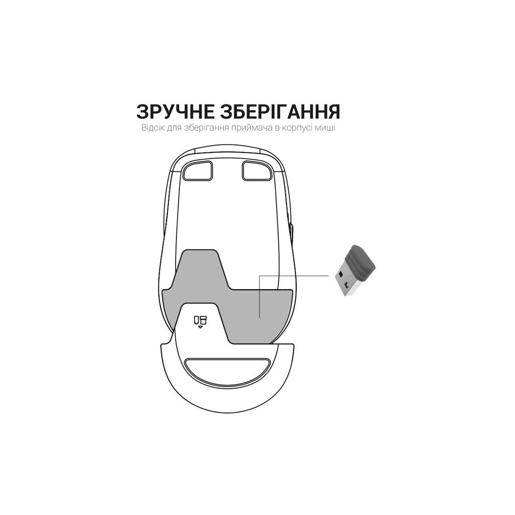 Мишка OfficePro M230P Silent Click Wireless/Bluetooth Pink (M230P) - зображення 12