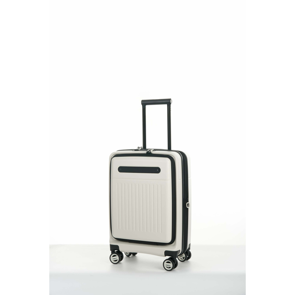 Валіза Bagland маленька 40 л біла (1140721769) - зображення 3