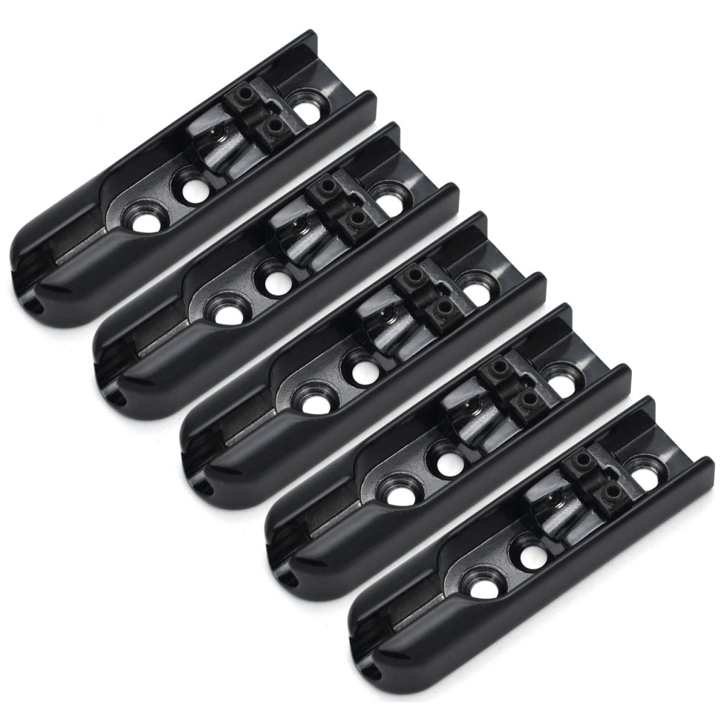 Бридж для гітари Paxphil BB215 Black - зображення 1