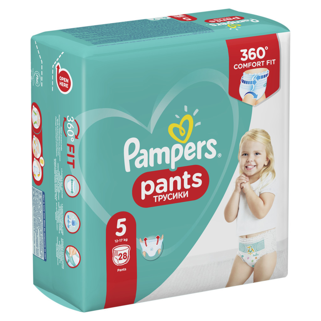 Підгузки Pampers Pants Junior 5 (12-17 кг), 28 шт (8001090414298) - зображення 3