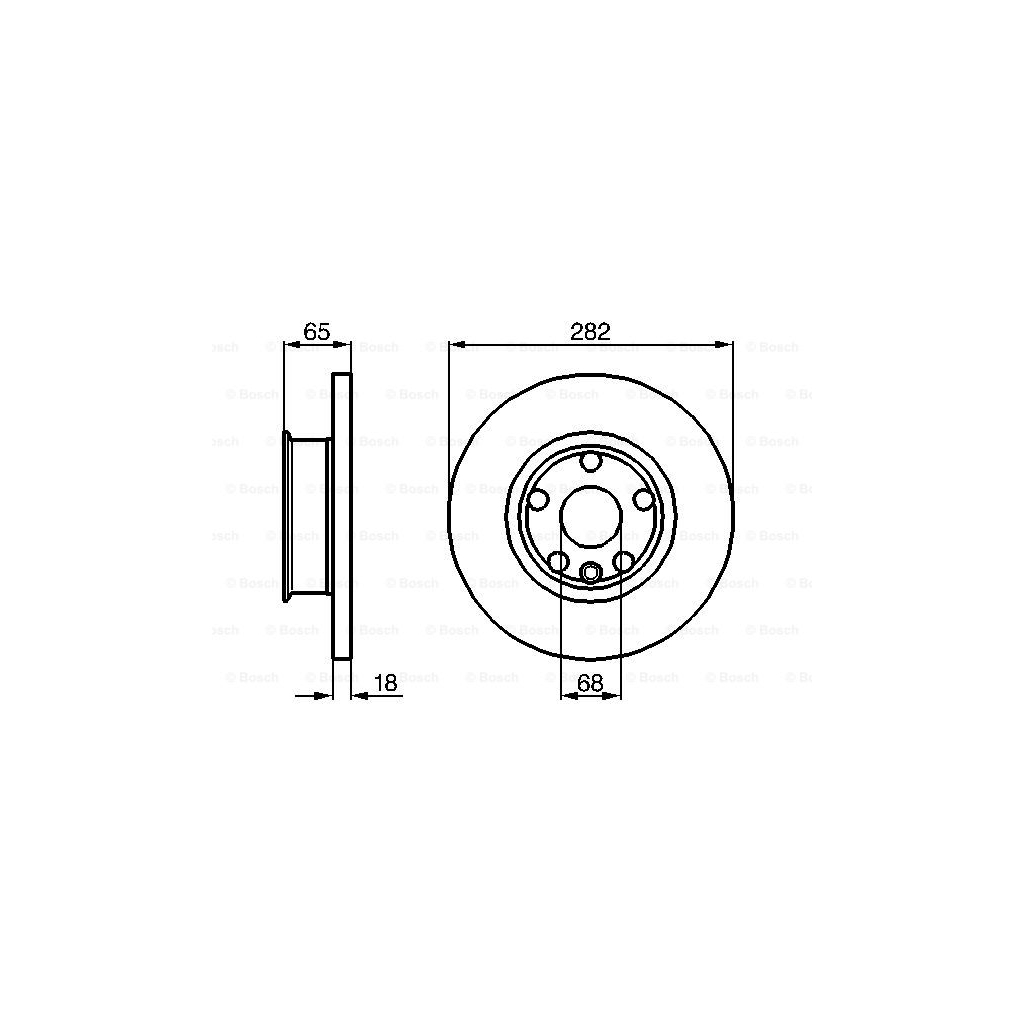 Гальмівний диск Bosch 0 986 478 613 - изображение 5