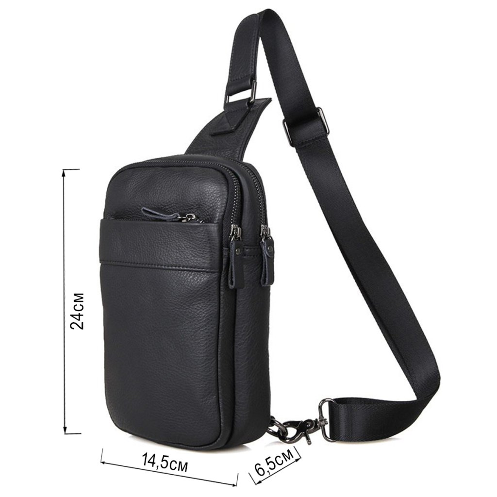 Сумка Vintage Чорна (14454) - зображення 3