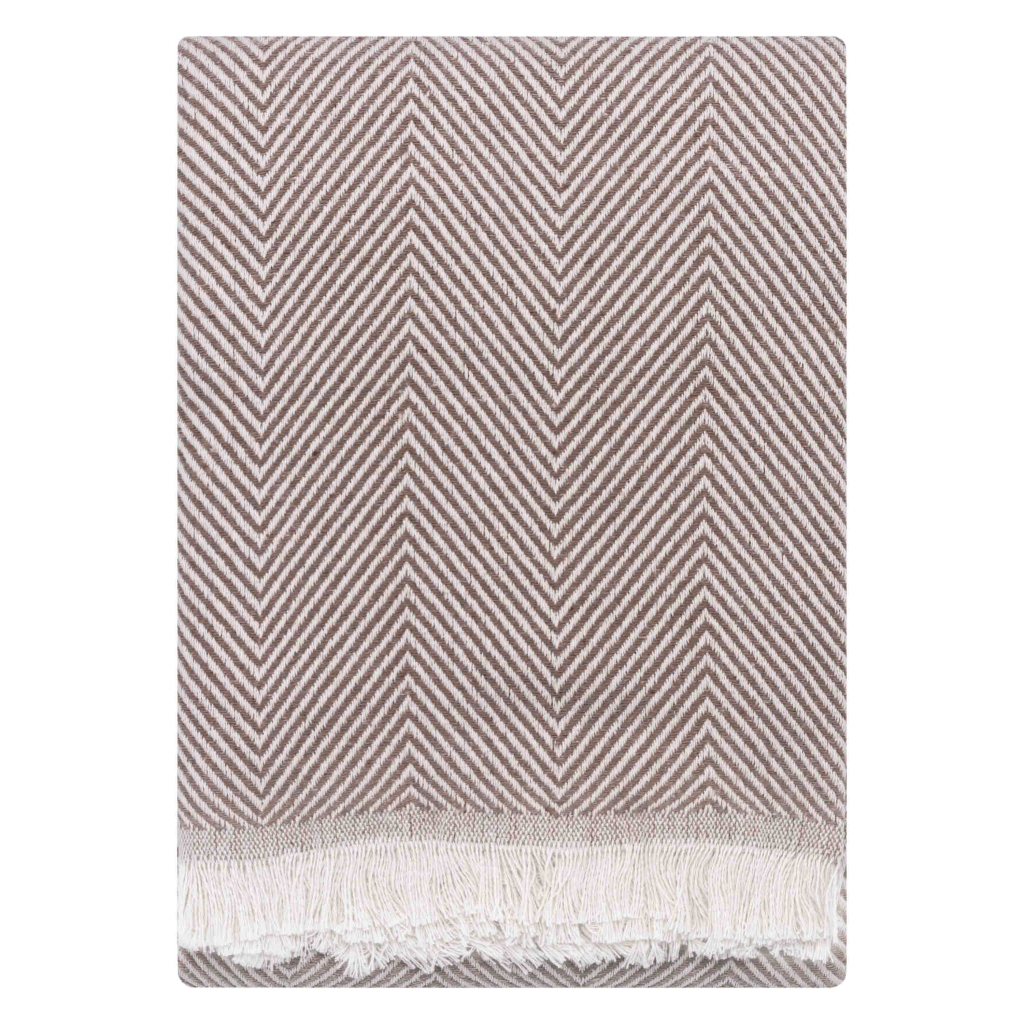 Плед Ardesto Summer 140х190см, 100% бавовна, коричневий (ART0915SR) - зображення 1