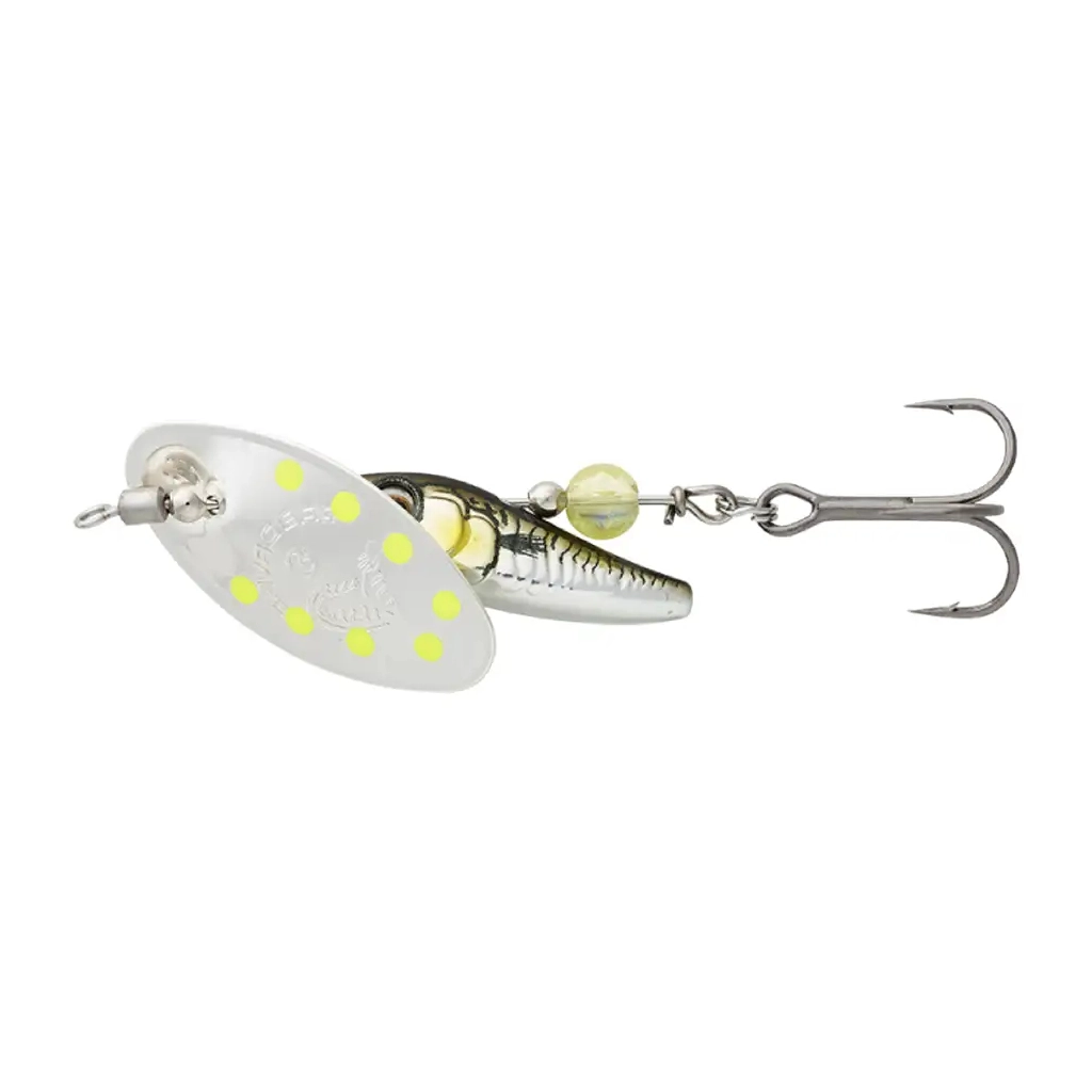 Блешня Savage Gear Sticklebait Spinner 2 7.3g Green Silver Ayu (1854.44.72) - зображення 1