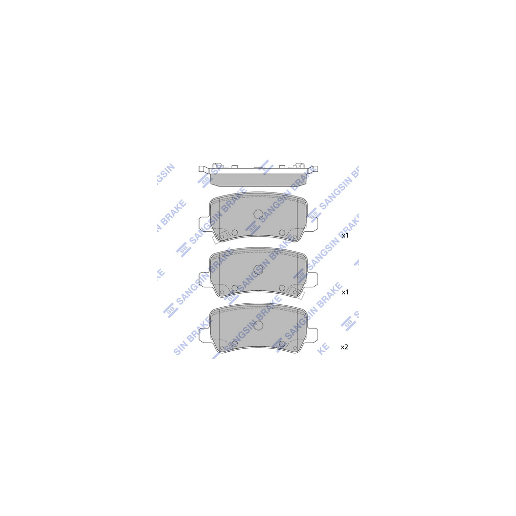 Гальмівні колодки HI-Q SP1499 - зображення 1