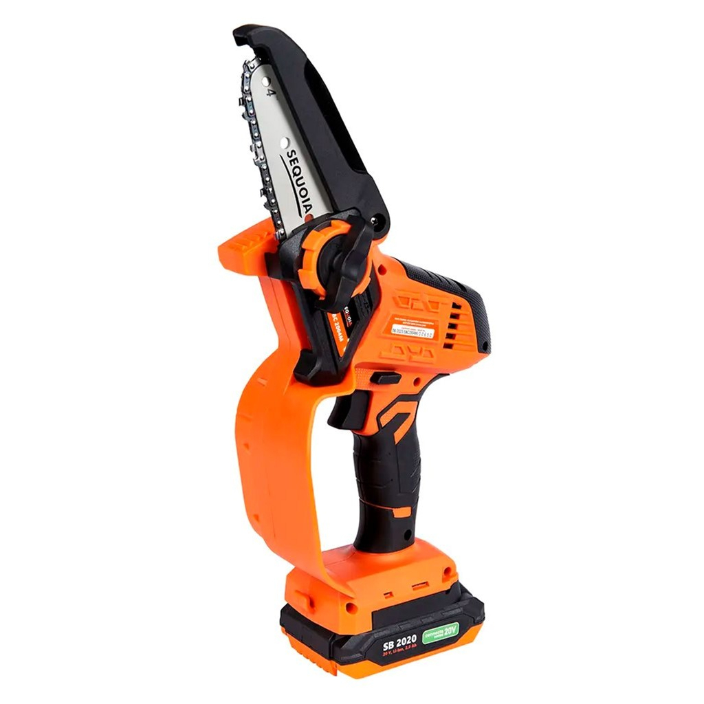 Ланцюгова пила SEQUOIA міні, 20V, 2Ah, шин 10 см (SBC2004M-QV) - зображення 1