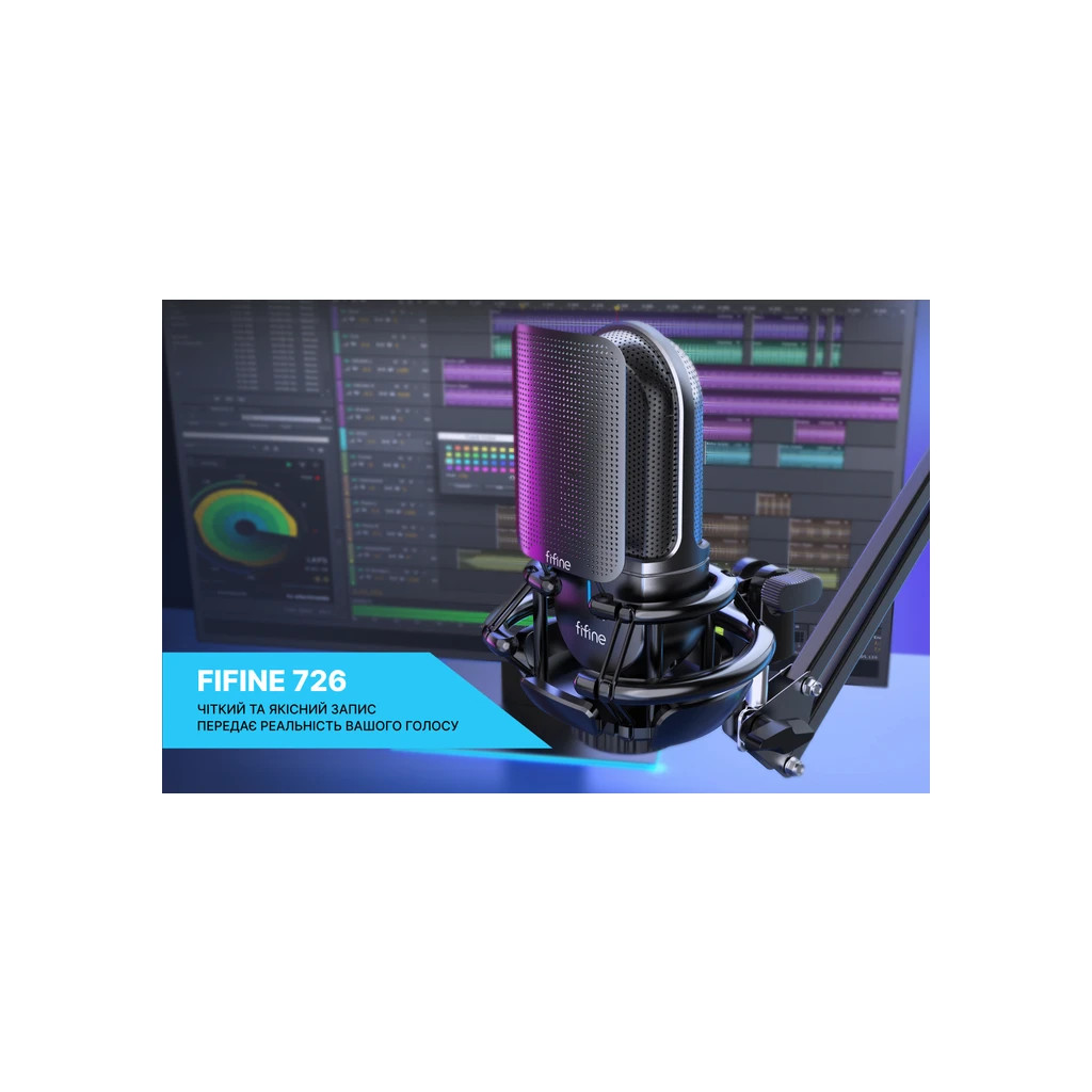 Мікрофон Fifine К726 XLR Black (K726) - зображення 9