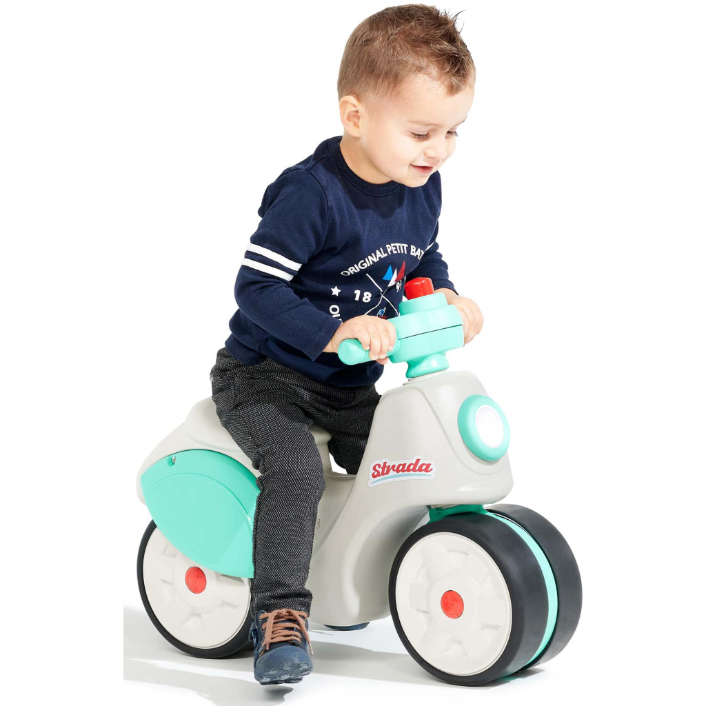 Біговел Falk із безшумними колесами Strada біло-бірюзовий (3016200801191) - зображення 8