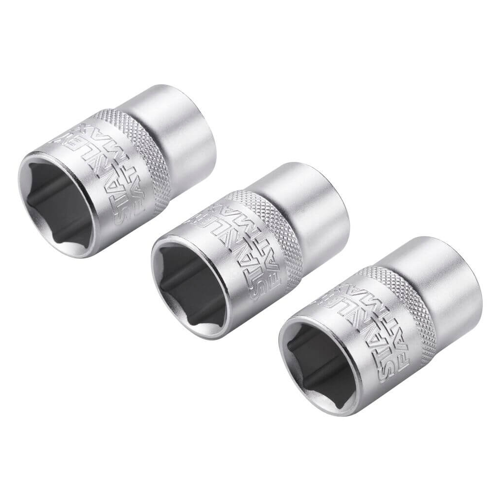 Набір торцевих головок Stanley орцевих 1/2" Maxi Drive, із шестигранним профілем, 3 шт: 17, 18, 19 мм. (FMMT17094-0) - picture 4