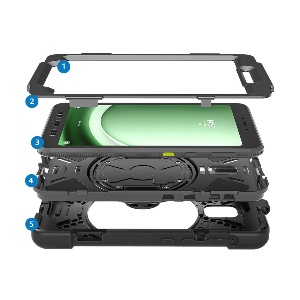 Чохол до планшета BeCover Heavy Duty Samsung Tab Active5 Pro SM-X356B/X350 10.1" Black (713558) - зображення 4