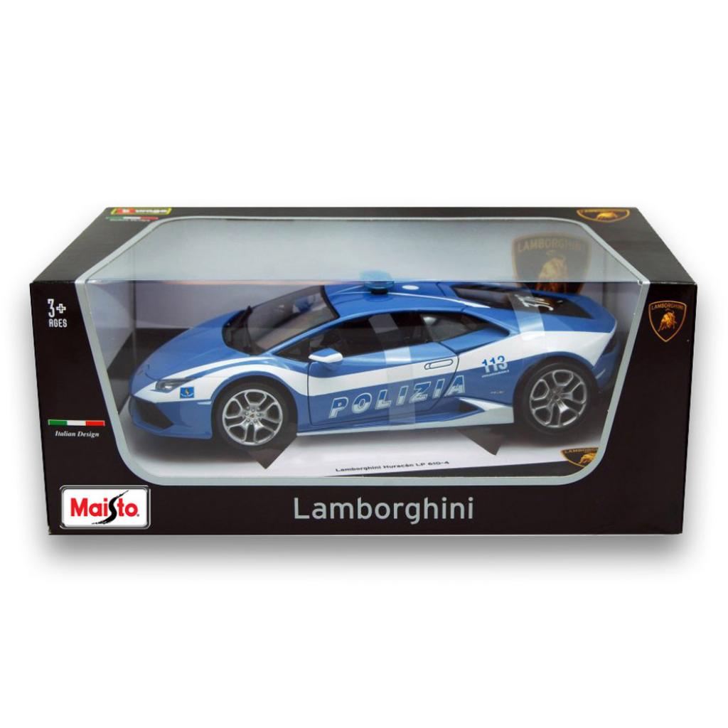 Машина Maisto Lamborghini Huracan LP 610-4 Polizia синій.Світло і звук (1: (81723 blue) - зображення 5