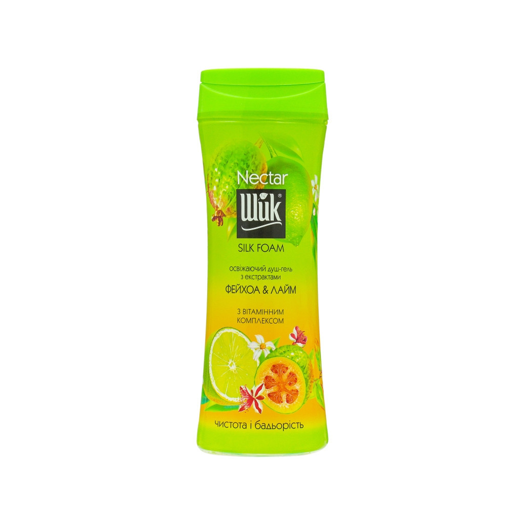 Гель для душу Shik Nectar Silk Foam Фейхоа і лайм 250 г (4820023368866) - зображення 1