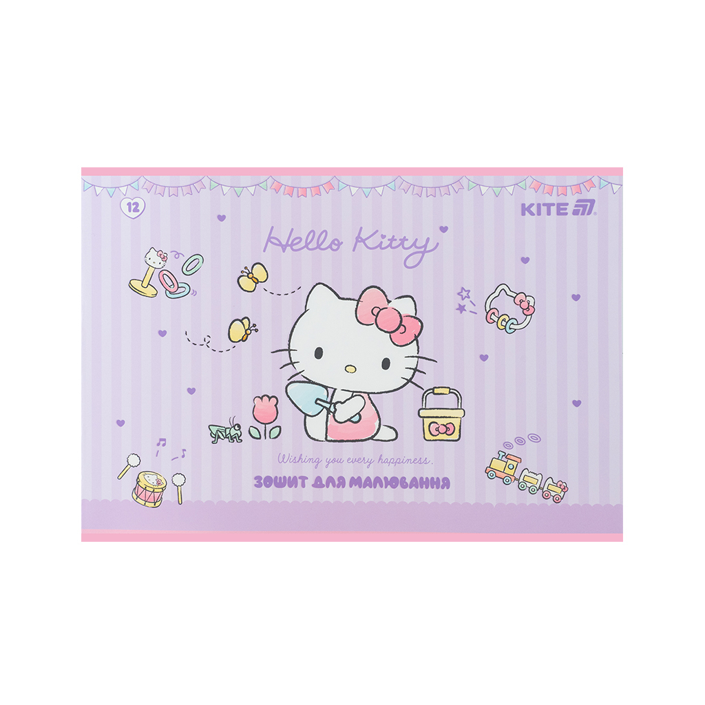 Альбом для малювання Kite Hello Kitty, 12 аркушів (HK25-241-1) - изображение 3