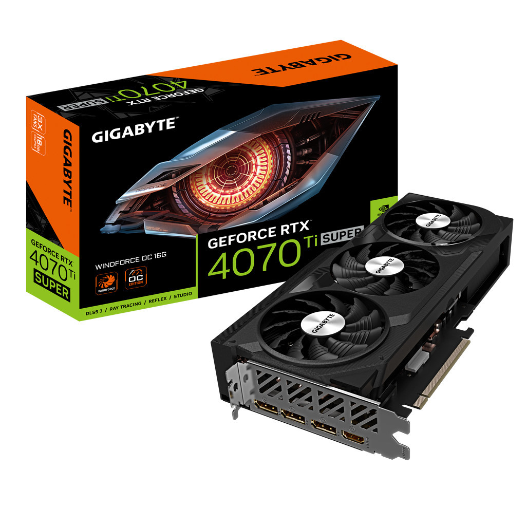 Відеокарта GIGABYTE GeForce RTX4070Ti SUPER 16Gb WINDFORCE OC (GV-N407TSWF3OC-16GD) - зображення 5