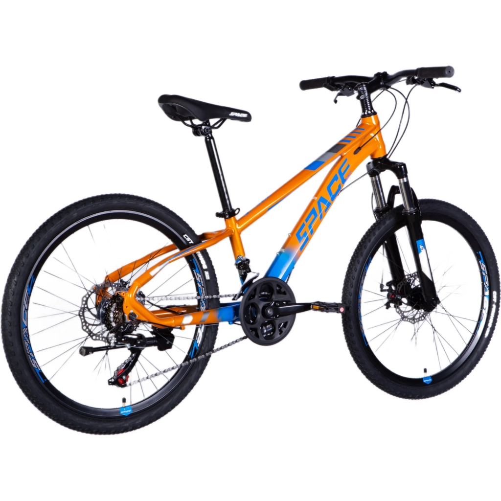 Велосипед Space 26" Mercury AM DD рама-13" Al помаранчево-синій 2025 (OPS-SP-26-039) - зображення 3