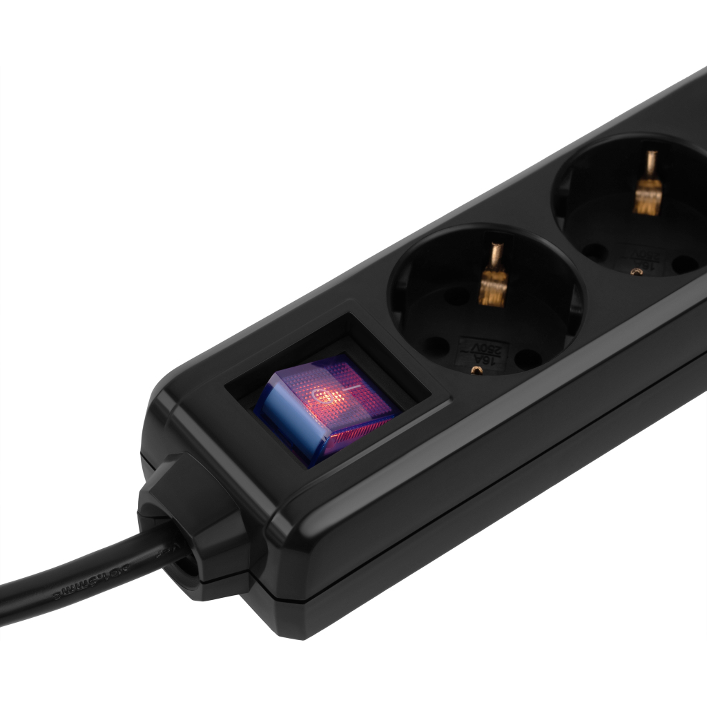 Мережевий подовжувач 2E 2E-U06ESM3BK - зображення 4