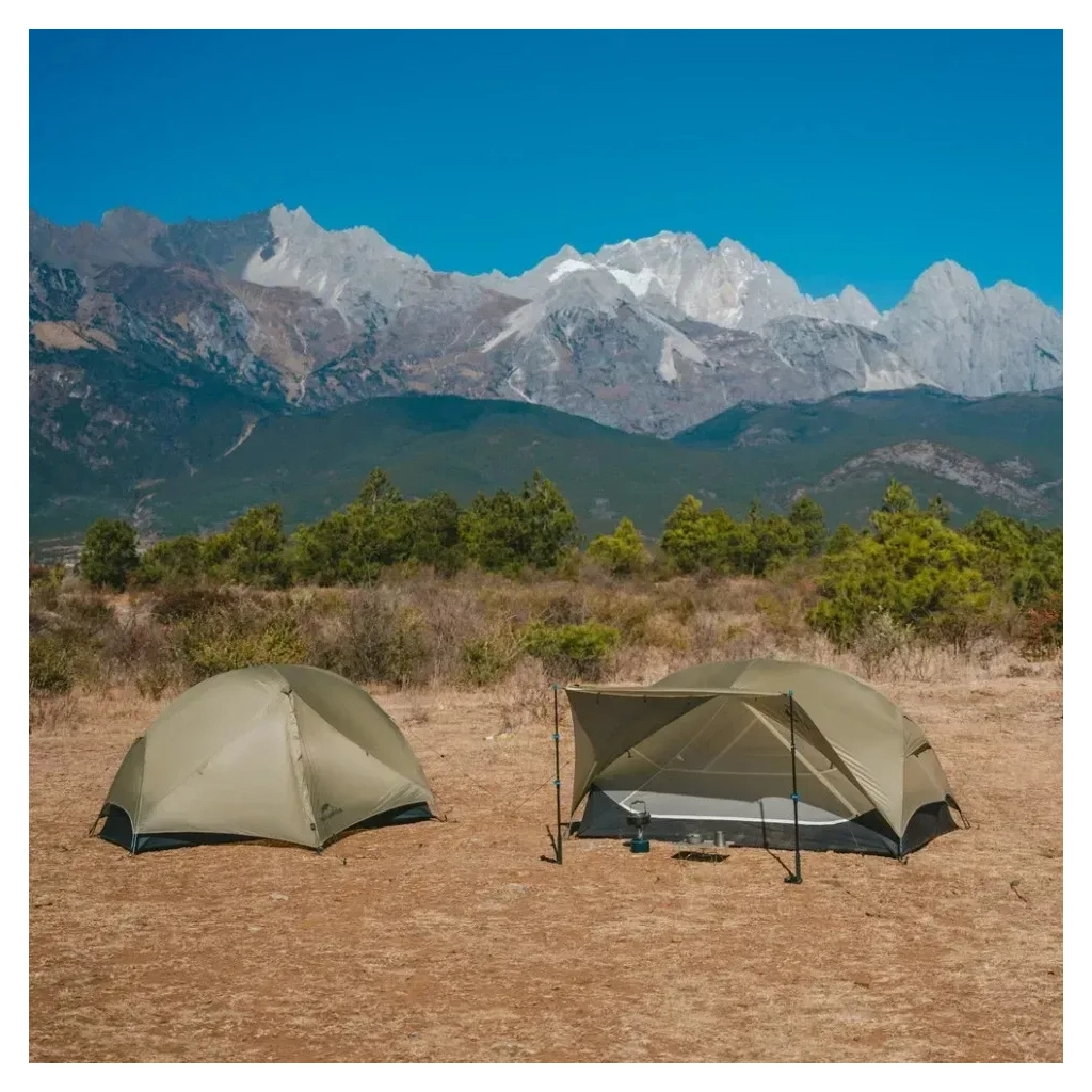 Намет Naturehike одномісний ультралегкий Mongar UL CNK2550WS016, коричневий (6927595770368) - зображення 6