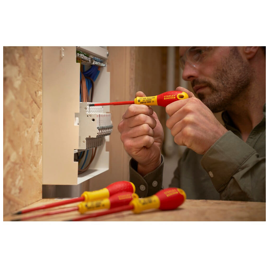 Набір викруток Stanley FatMax VDE 1000V ізольовані, 5 штук. (XTHT0-62692) - зображення 6