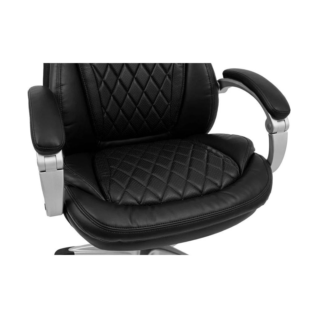 Офісне крісло Richman Преміо Пластик Річ Synchro Шкіра Спліт Чорна (R00000042321) - зображення 10
