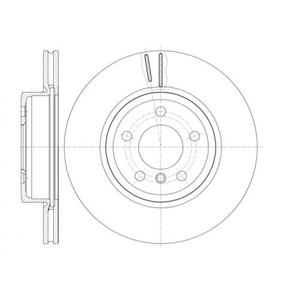 Гальмівний диск REMSA 6978.10 - зображення 1