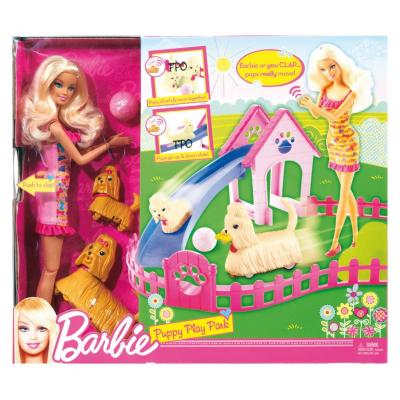 Лялька Barbie з веселими цуценятами (6559) - зображення 1