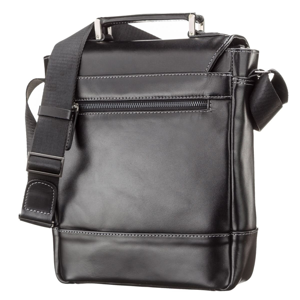 Сумка Shvigel Шкіряна Чорна (11118) - зображення 2