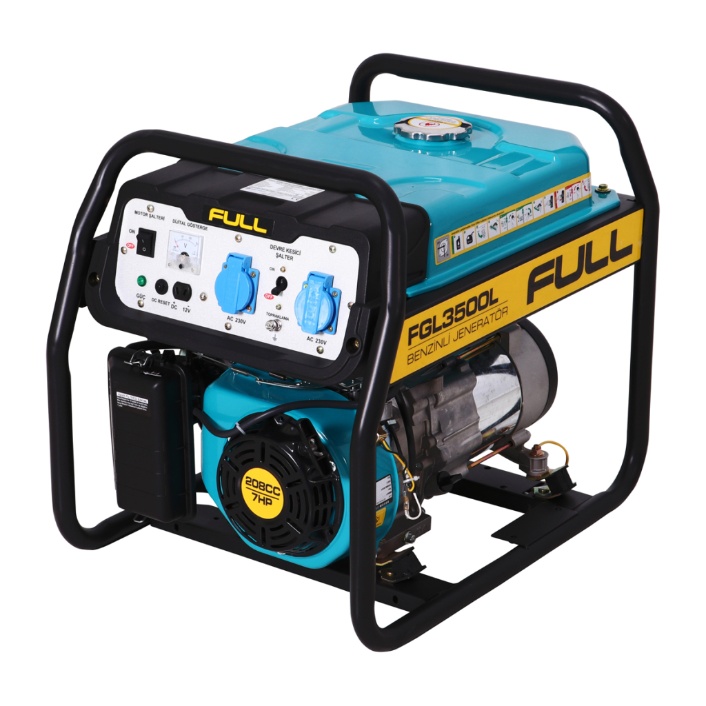 Генератор FULL FGL 3500L, 50Hz, 3.5kVA/2.8kW, бак 17 л, ручний старт (FGL 3500L) - зображення 1