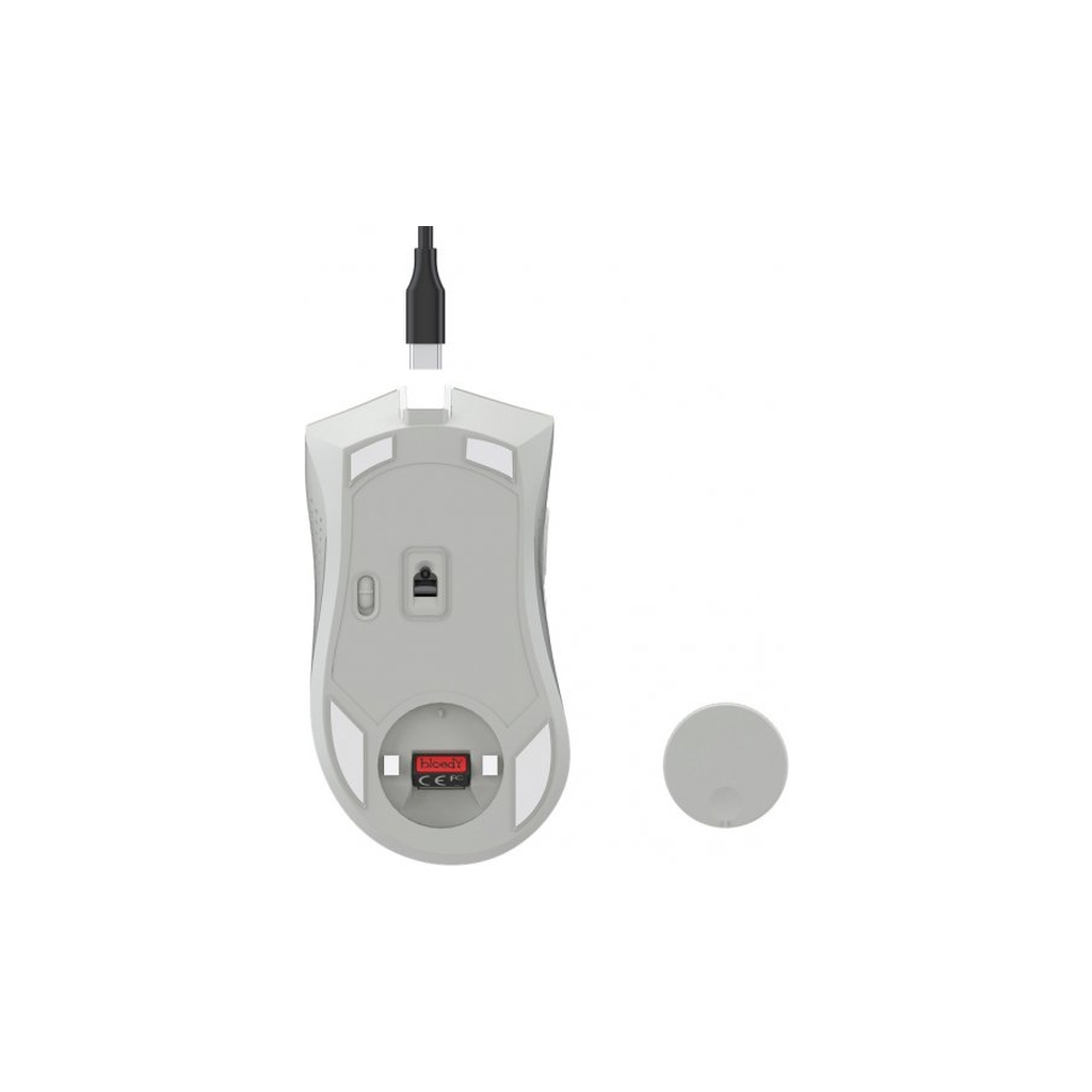 Мишка A4Tech Bloody R90 Plus Wireless Greyish White (4711421001731) - зображення 7