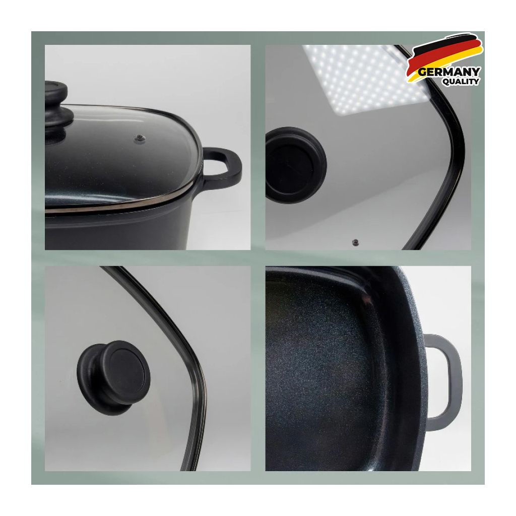 Сотейник Kela Atura з кришкою 28х28 см, 6 л (15166) - зображення 3