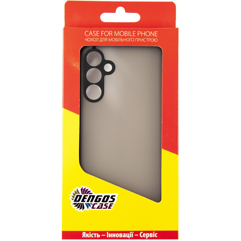 Чохол до мобільного телефона Dengos Matte Samsung Galaxy A25 5G (black) (DG-TPU-MATT-139) - зображення 5